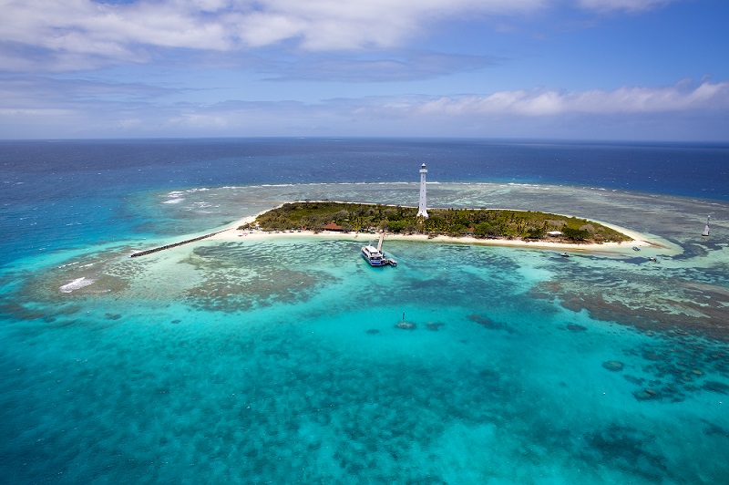 Der Leuchtturm Amédée auf Neukaledonien © John Carter/ NCTPS