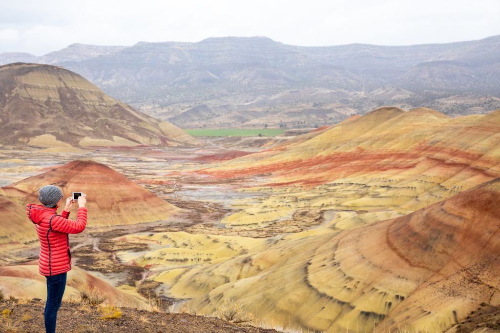 Die Painted Hills in Oregon