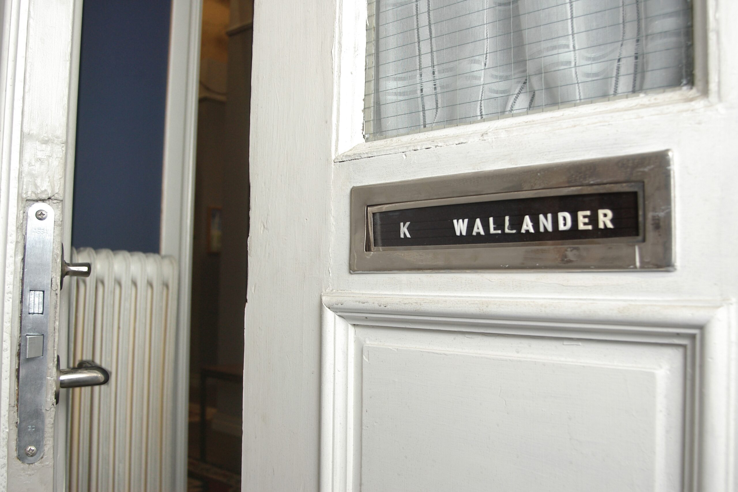die fiktive Figur Kriminalkommissar Kurt Wallander in Ystad an Schwedens äußerster Südküste
